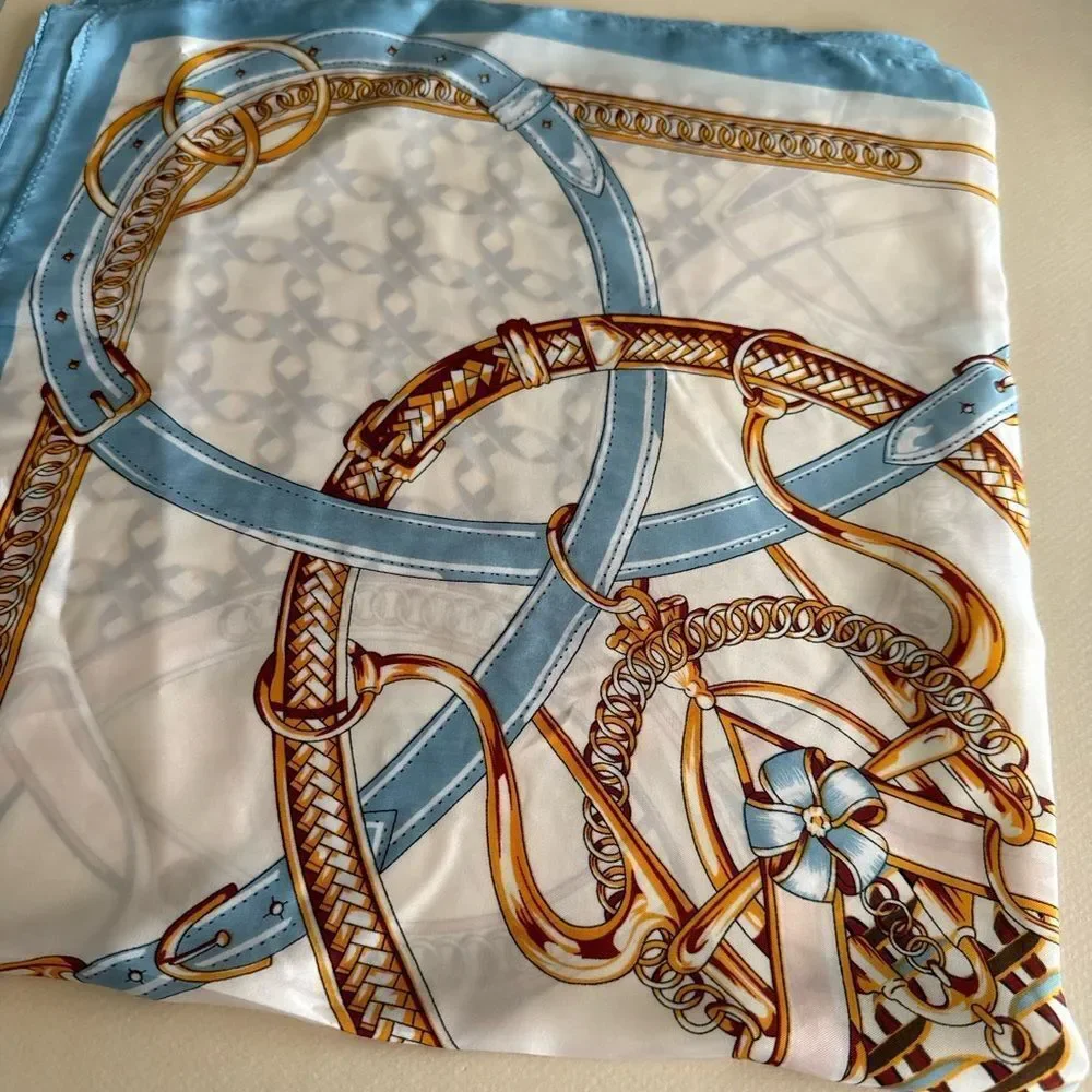 Elegant Chain Print Scarf P91